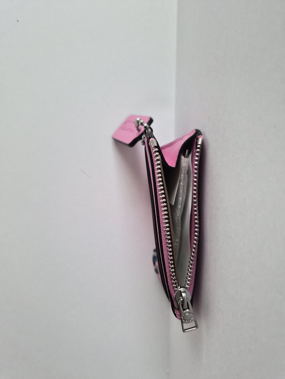 *NWT* [Coachtopia] Wavy Zip Card Case In Bright Magenta, CBM04, - Picture 9 of 11